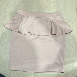 Pale pink skirt